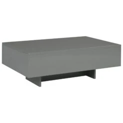 VidaXL Salontafel 85x55x31 Cm MDF Hoogglans Grijs