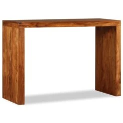 VidaXL Wandtafel 110x40x76 Cm Hout Met Honingkleurige Afwerking