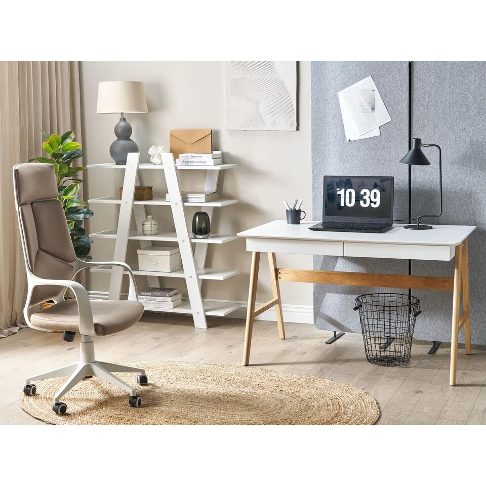 Beliani ESCALANTE/SHESLAY - Wit Mdf, Vezelplaat - Afbeelding 2