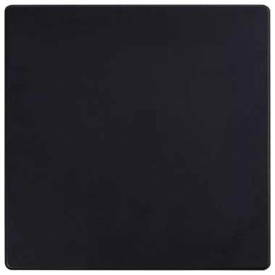 VidaXL Bartafel 60x60x111 Cm MDF Zwart - Afbeelding 2