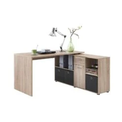 Hoekbureau Lex - Eiken - 66,5x136x74 Cm