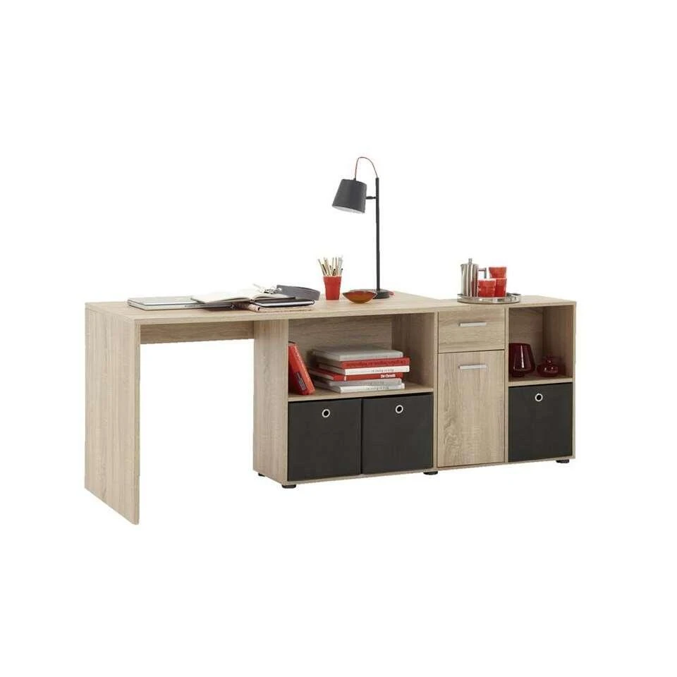 Hoekbureau Lex - Eiken - 66,5x136x74 Cm - Afbeelding 2