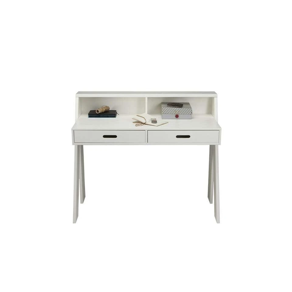 WOOOD Bureau Max - Wit - 55x112x93 Cm - Afbeelding 3