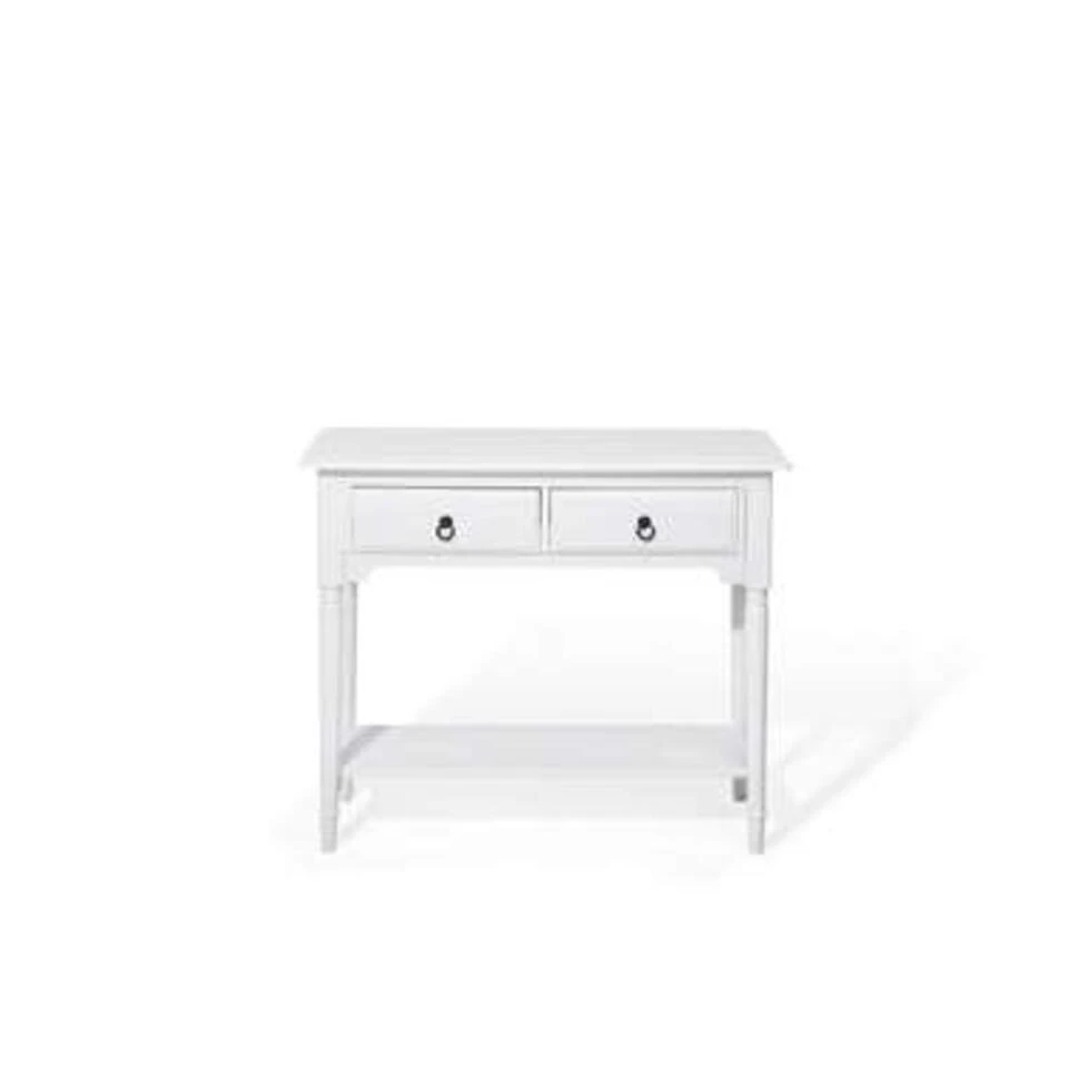 Beliani Consoletafel LOWELL - Wit Mdf - Afbeelding 3