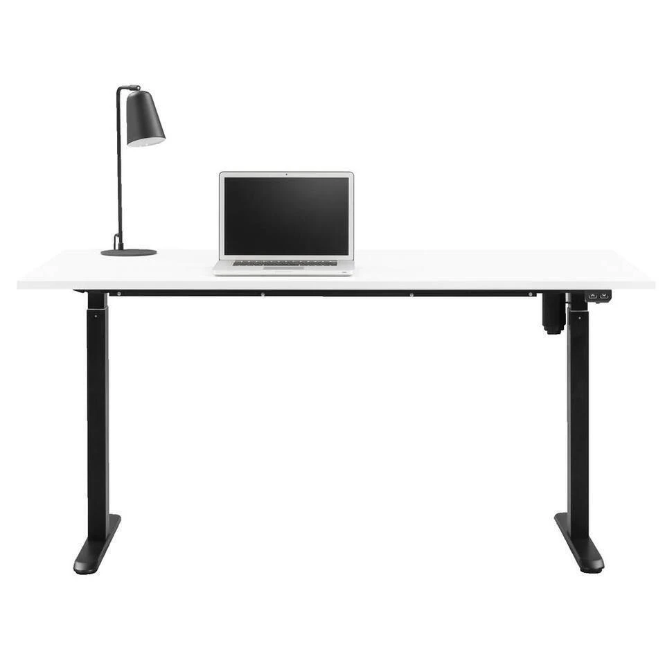 Bureau Homeworx Zit/sta Elektrisch Verstelbaar – Wit/zwart - 75/118x160x80 Cm - Afbeelding 3
