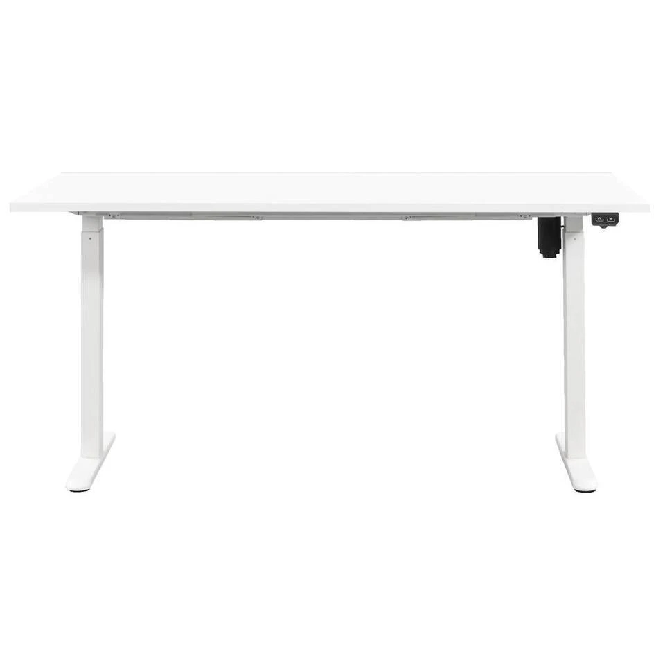 Bureau Homeworx Zit/sta Elektrisch Verstelbaar – Wit/wit - 75/118x160x80 Cm - Afbeelding 2