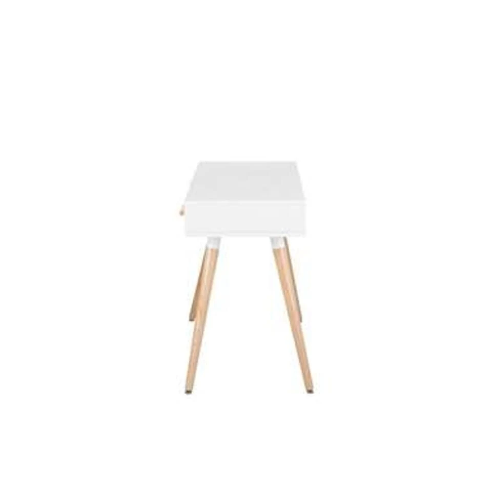 Beliani Bureau FRISCO - Wit Mdf - Afbeelding 4