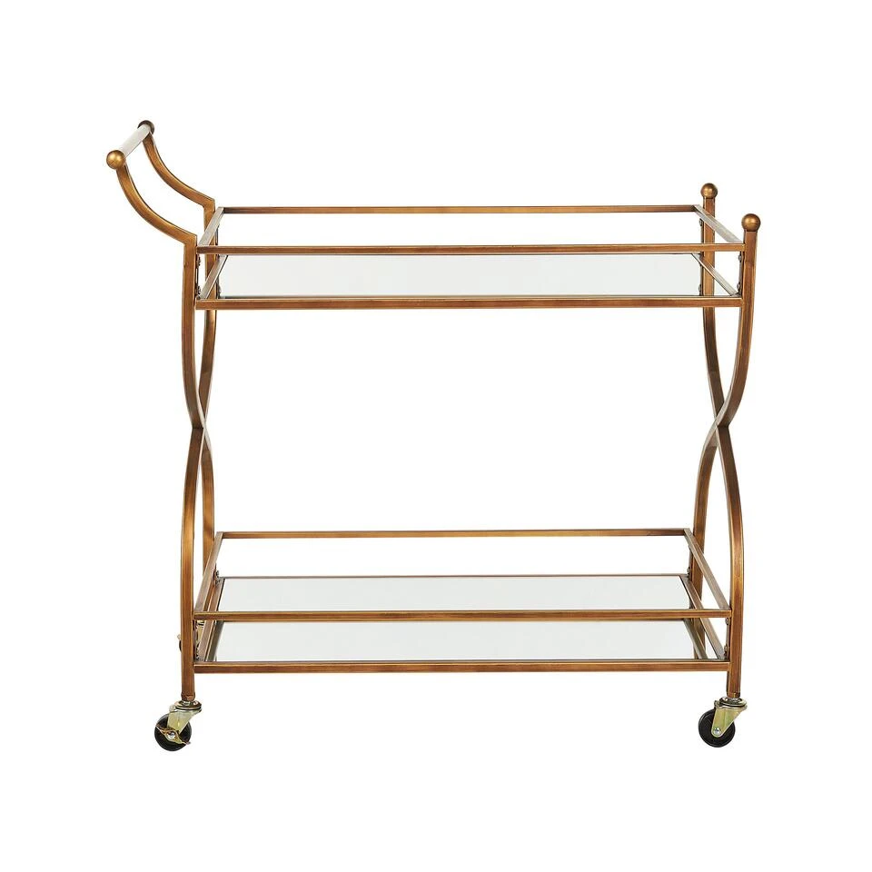 Beliani Keukentrolley LARINO - Goud Ijzer - Afbeelding 4