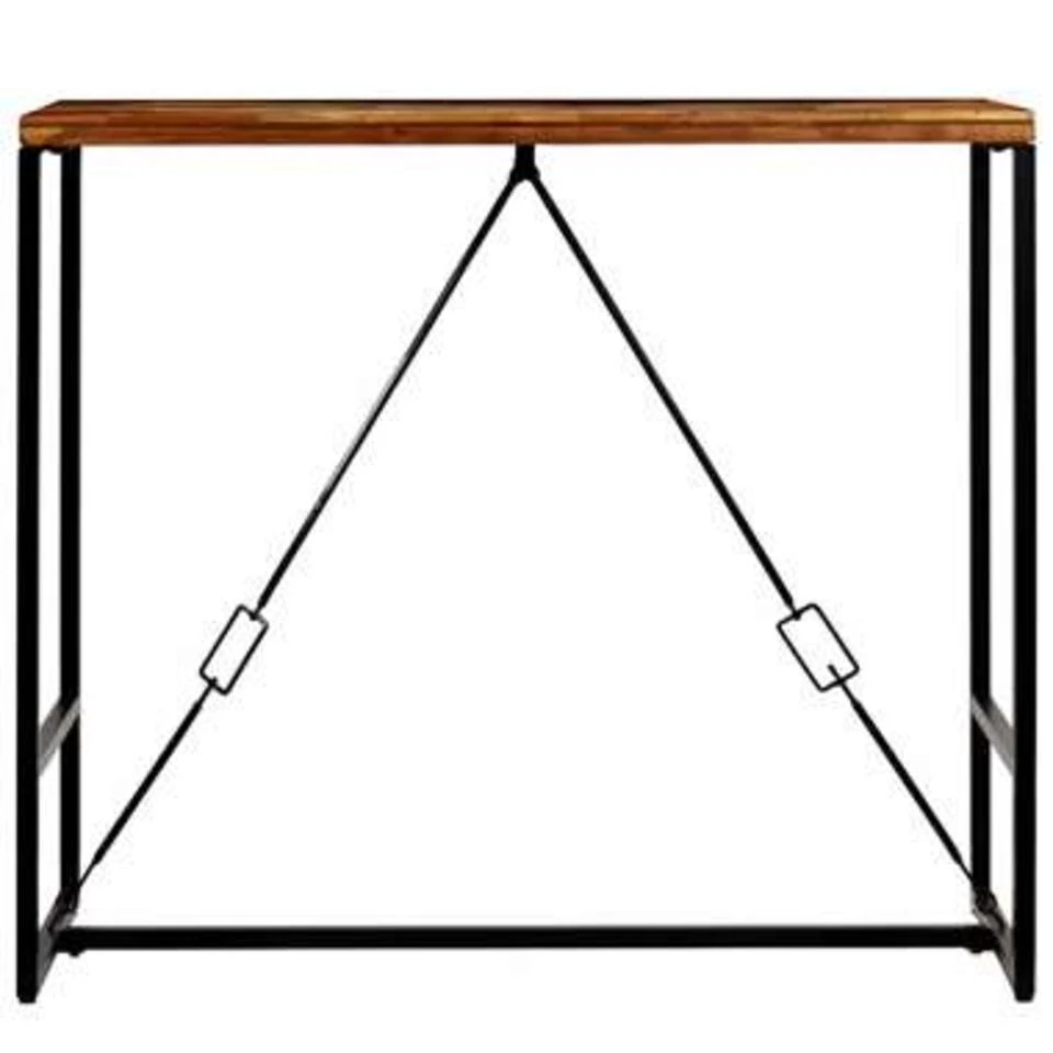 VidaXL Bartafel 120x60x106 Cm Massief Gerecycled Hout - Afbeelding 3