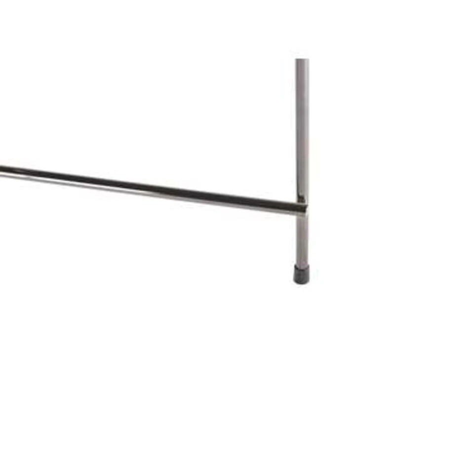 Beliani Bijzettafel LUCEA - Zwart Veiligheidsglas, Ijzer - Afbeelding 4