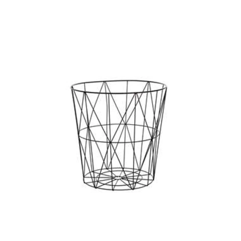 Beliani Bijzettafel LANARK - Zwart Mdf - Afbeelding 2