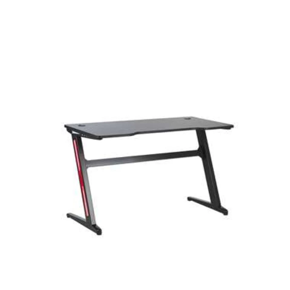 Beliani Game Bureau DARFUR - Zwart Mdf - Afbeelding 3