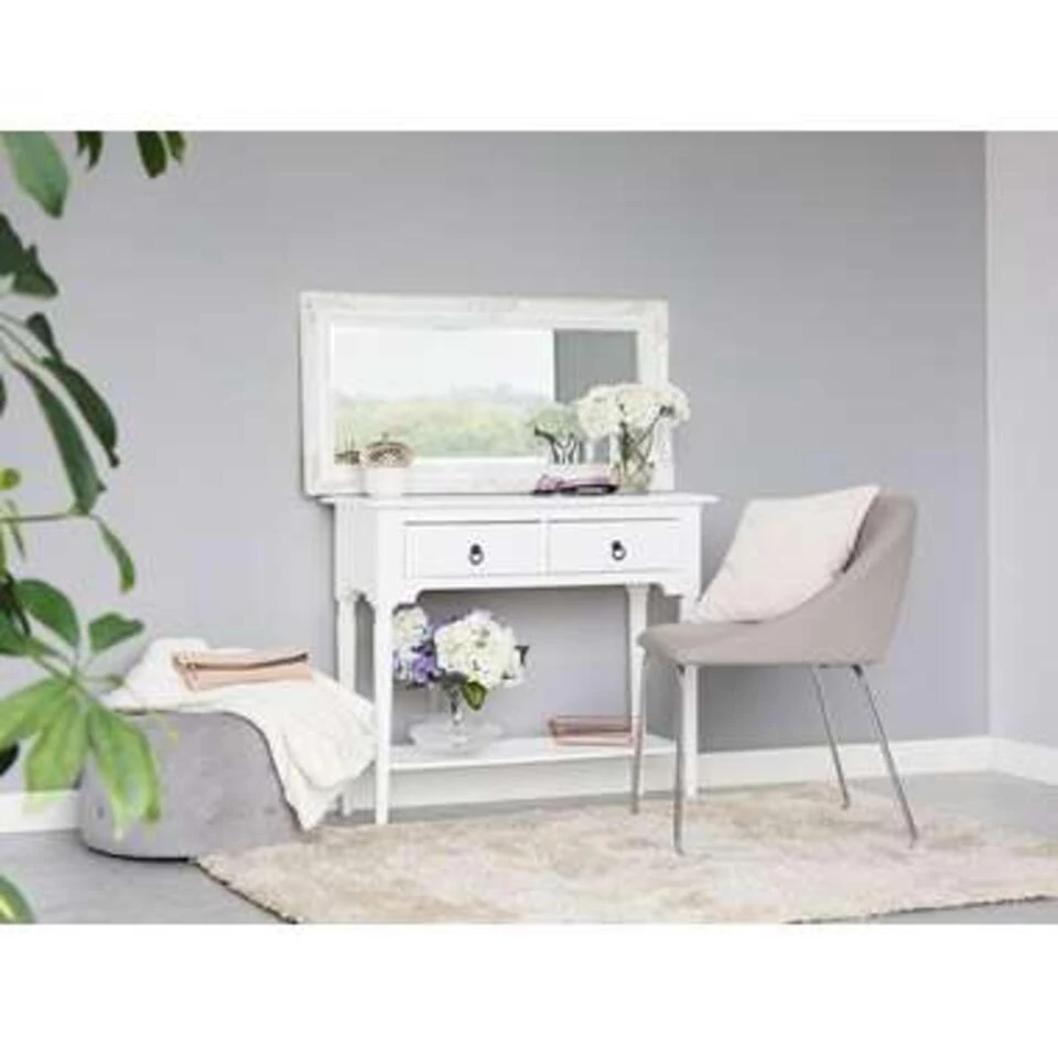 Beliani Consoletafel LOWELL - Wit Mdf - Afbeelding 2