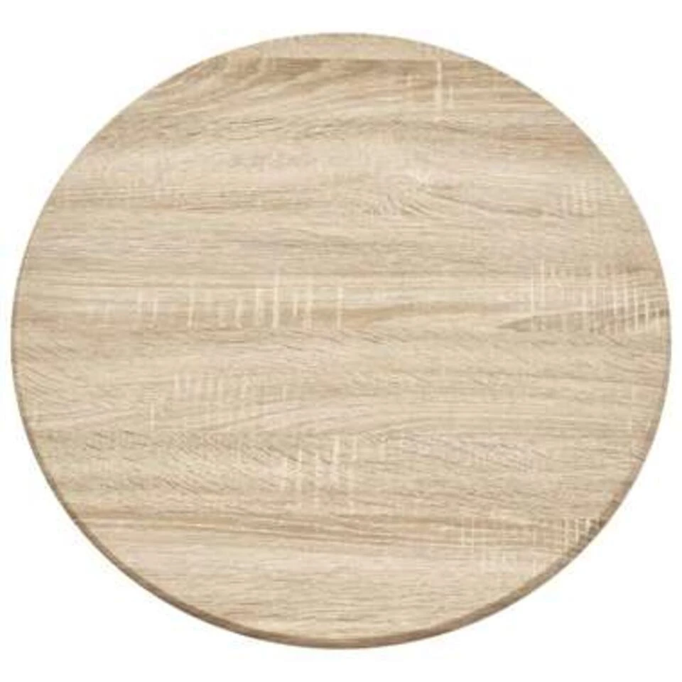 VidaXL Bartafel 60x107,5 Cm MDF Eikenkleurig - Afbeelding 2