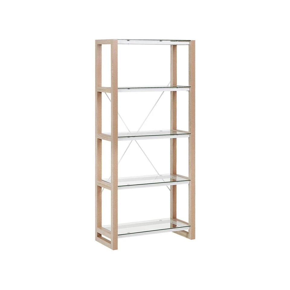 Beliani JENKS/HAMDEN - Wit Spaanplaat, Vezelplaat - Afbeelding 4